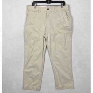Polo Ralph Lauren Chino Pants Mens 36x32 (36x29) Beige Straight Khakis Cotton